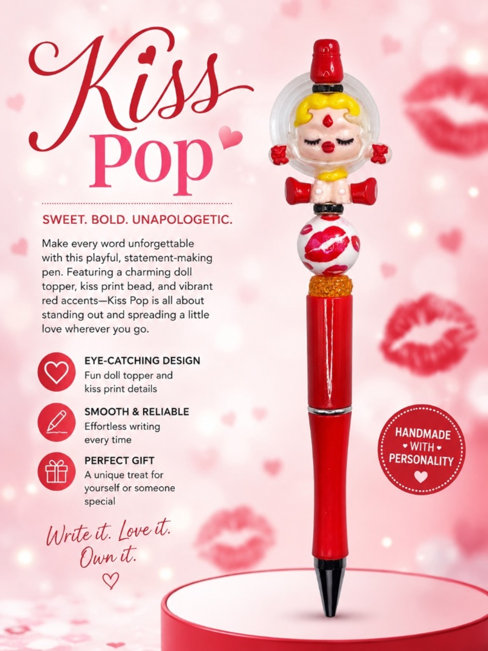 Kiss Pop Pen